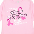 thumbnail image 4 of Inktastic For My Great Grandma-breast Cancer Awareness Boys or Girls Long Sleeve Toddler T-Shirt, 4 of 5