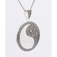 thumbnail image 2 of Jewelry Trends Sterling Silver Yin Yang Celtic Knot Pendant Necklace Courtney Davis Art, 2 of 8