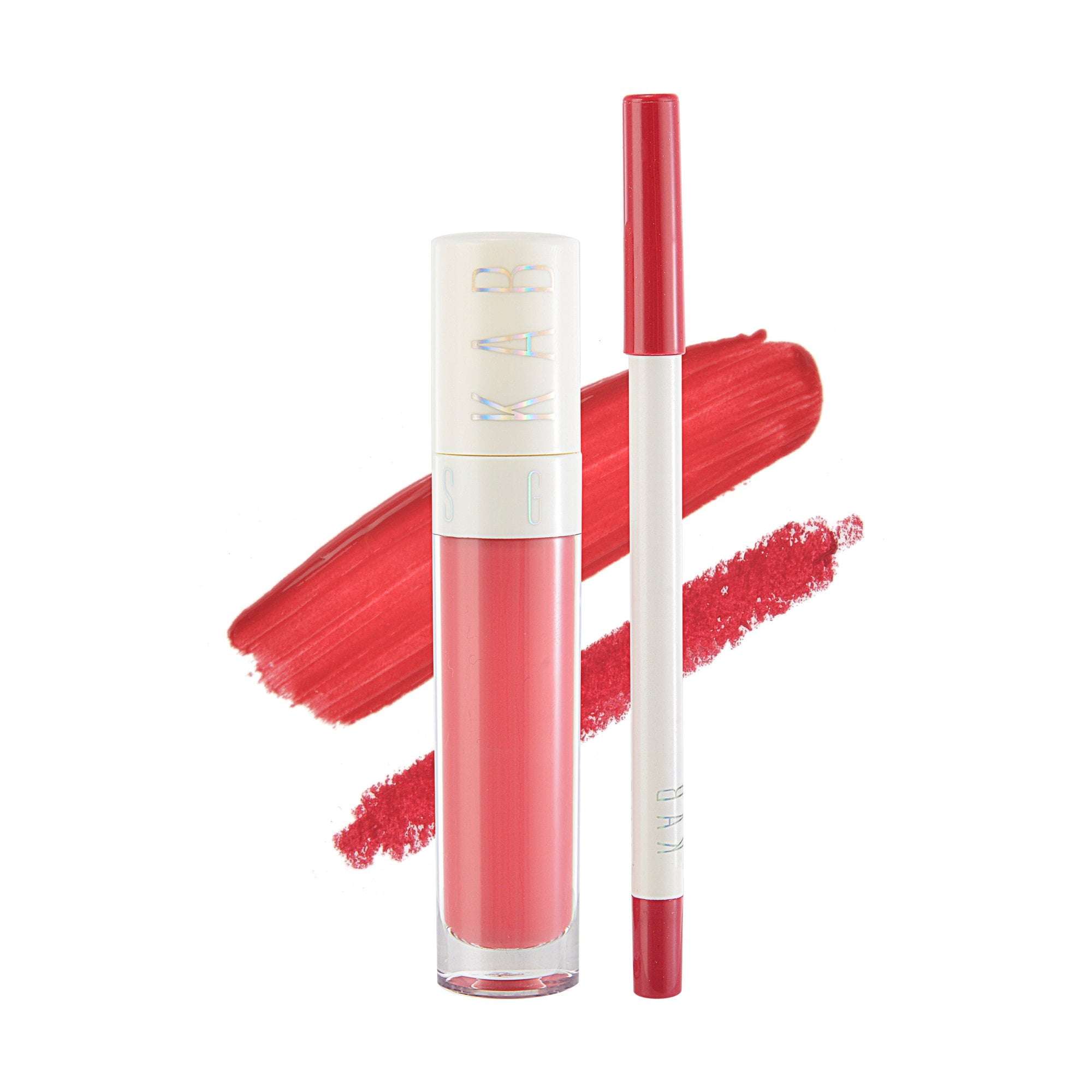 KAB Cosmetics Charming Lip Duo, Lip Liner & Lip Gloss .04 Oz.