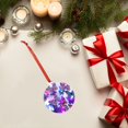 thumbnail image 6 of Naloa Flying Butterflies Acrylic Santa Tree Decorations Christmas Hanging Pendant for Christmas Winter New Year Party Hanging Decorations-Round Shape, 6 of 7