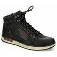 thumbnail image 2 of Day Five Mens Lace Up Mid Cut Sneaker Boot Shoes, Black, US 9, 2 of 5