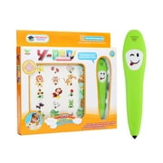 SIYTUAU English Learning Electronic Book Early Educational Toy Smart Reading Pen For Language Development Alphabet Vocabulary And Learning Engagement Color Abs Pc Construction color