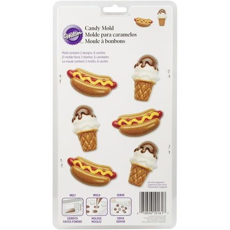 Wilton Hot Dog Ice Cream Candy Mold