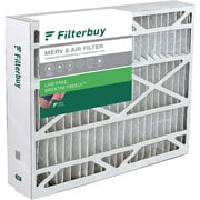 Filterbuy 20x23x5 MERV 8 Pleated HVAC AC Furnace Air Filters for Bryant, Carrier, BDP, Day & Night, and Payne (1-Pack)