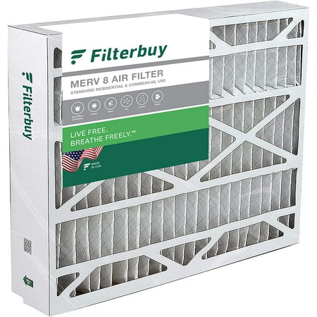 

21x21.5x5 Air Filter MERV 8 Dust Defense (1-Pack) Pleated HVAC AC Furnace Air Filters Replacement for Trane Perfect Fit (Actual Size: 20.00 x 21.09 x 4.97 Inches)