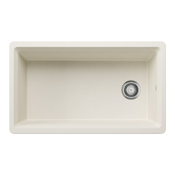 Blanco 443318 Inteos 33" Undermount Single Basin Granite Composite Kitchen Sink - White