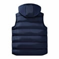 thumbnail image 3 of Ceisia Men's Heated Hooded Gilet Warm Quilted Sleeveless Casual Outerwear Winter Thermal Fashion Coat for Teens and Adults Gift, 3 of 8