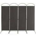 Costway 4 Outdoor Panels Folding Room and Floor Divider 6 Ft Tall
