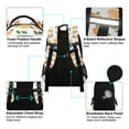 thumbnail image 4 of FORMRS Kids School Backpack Elementary Student Unisex Travel Bookbag with Reflective Stripes, Orange, 4 of 7
