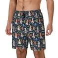thumbnail image 1 of Fotbe Garden Gnomes Traje de Baño para Hombre – Shorts de Natación de Secado Rápido con Forro y Bolsillos-XX-Large, 1 of 6