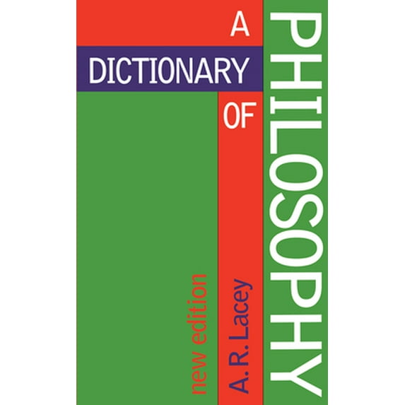 Pre-Owned Dictionary of Philosophy (Paperback) 0415133327 9780415133326
