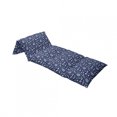 thumbnail image 4 of Navy Blue Floor Pillow Lounger Cover, Sailboat Vertical Stripe Pattern Anchor Fishes Gulls Paint Effect Nautical Theme, Nap Mat Printed Fabric Case for 5 Pillows, 88" x 36", Blue White, by Ambesonne, 4 of 5