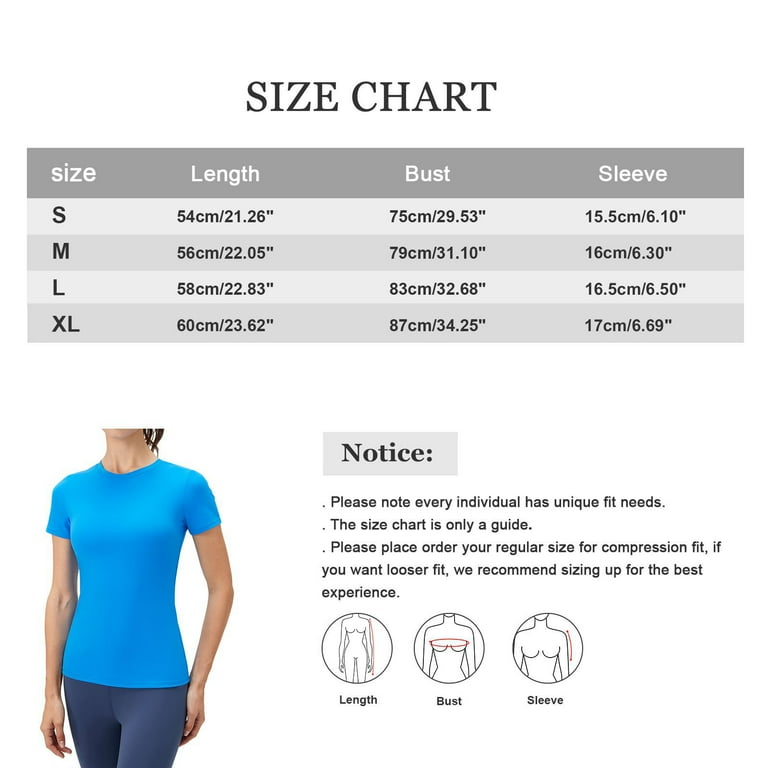 Xmarks Women's Short Sleeve Workout T Shirt Quick Dry Running Gym