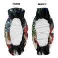 thumbnail image 6 of ZIATUBLES UTV Seat Covers 2 Pack, American Flag Southern Alligator Print Waterproof Front Bench Seat Protectors Compatible with Kawasaki Mule 3000 4000, Fade Wear Resistant UTV Decor Accessory Part, 6 of 8