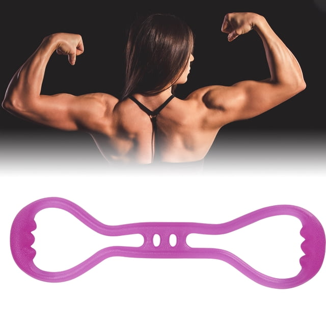 Resistance Bands, Multifunctional Resistance Exercise Band, Foldable For Back Stretching Shoulder Purple,Blue