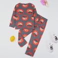 thumbnail image 4 of ATAIKU 3-8Y Toddler and Little Boy Pajamas Set Kids Long Sleeve Tee and Pants Truck Sleepwear Boys 2-Piece Jammies, 4 of 11
