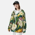 thumbnail image 3 of Fotbe Tropical Floral Jungle Chaqueta con Protección Solar UPF 50+ para Hombre y Mujer, Camisa con Capucha y Bolsillos-Medium, 3 of 7