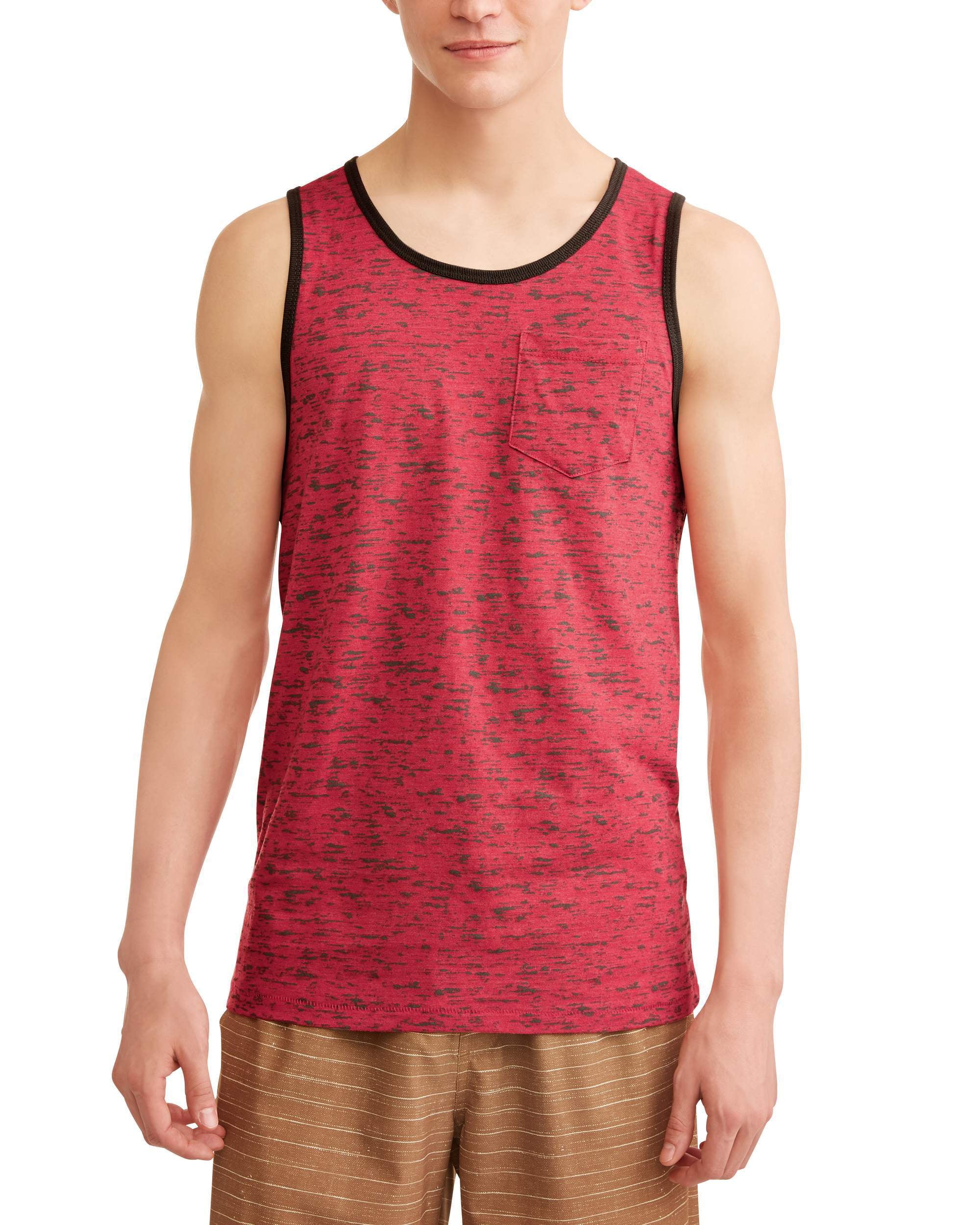 Generic Generic Men's Jersey Tank Top With Front Pocket