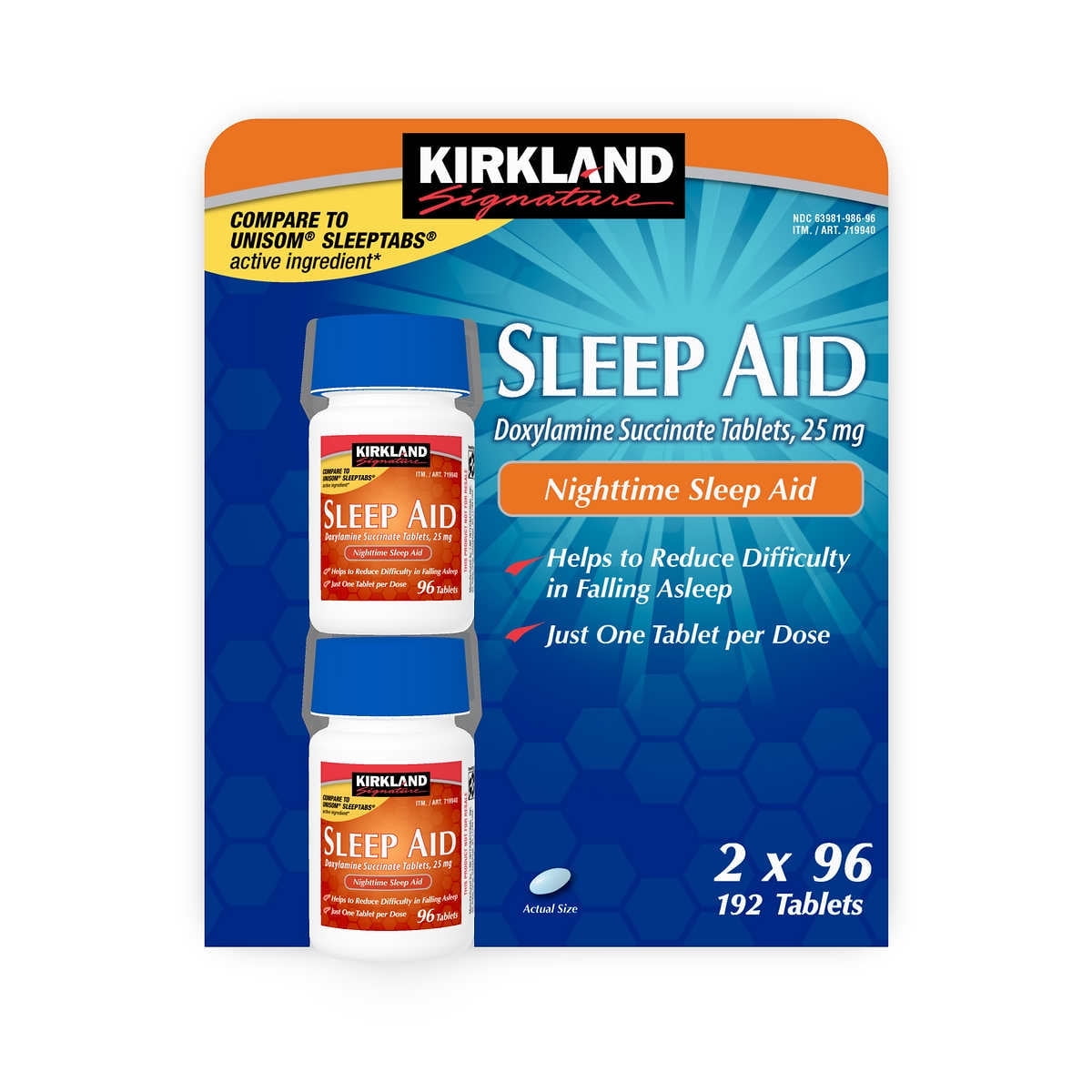 KS Sleep Aid - 192 Tablets