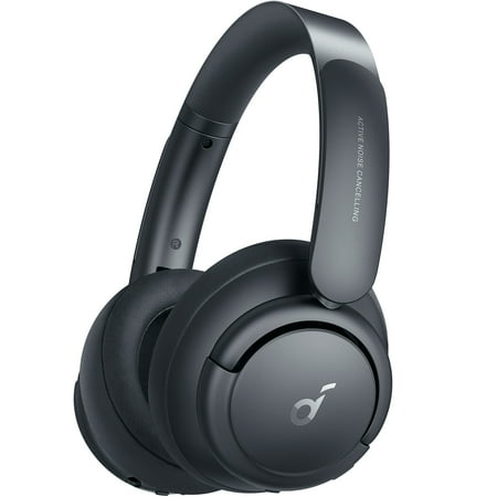 Soundcore by Anker Life Q35 Wireless Headphones over Ear Bluetooth Headset Active Noise Cancelling, Black