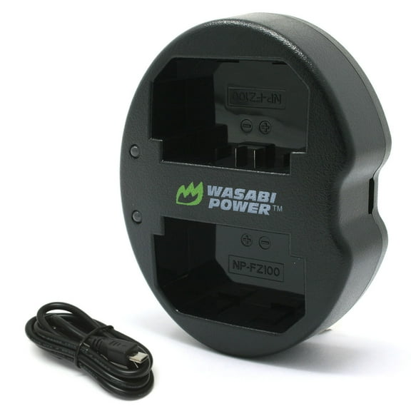 Wasabi Power Dual USB Battery Charger for Sony NP-FZ100, BC-QZ1