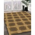 thumbnail image 3 of Ahgly Company Machine Washable Indoor Rectangle Transitional Dark Bronze Brown Area Rugs, 4' x 6', 3 of 7