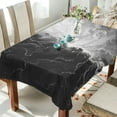 thumbnail image 4 of Ryvnso Black and White Rectangle Table Cloth Tablecover Dinning Tablecloth 54"x54", 4 of 8