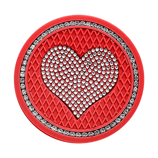Universal Vehicle Bling Cup Insert Car Interior Accessories-2.76 Inch Slip Crystal Rhinestone Car Universal
