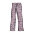 thumbnail image 5 of Pants for Women,Clearance Women's Plus Size Women's Flare Pants Splicing Plaid Horn Denim Flanged High-waisted Jeans And Trousers Loose Causal Pants, 5 of 5