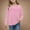 Pink, variant on Girls T Shirt Green Boys Fall Long Sleeve Shirts Tween Crew Neck Casual Basic Tees Fall Tops Tween Tops 13-14 Years