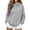 03# Light Gray, variant on Qwertyu Hoodies for Women 2026 Fleece Hooded Sweatshirts Oversized Pullover Long Sleeve Fall Fashion Tops with Pocket Dark Purple S