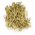 thumbnail image 2 of BambooMN 3.5" Bamboo Green Knotted Knot Skewers Picks for Cocktails and Hors' D'oeuvres Party Supplies, 100 Pieces, 2 of 4