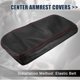 thumbnail image 2 of Negro Imitación Cuero Reposabrazos Protector Cubierta Almohadilla para Coche Rojo Puntadas, 2 of 7