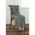 thumbnail image 2 of Rizzy Home  Chevron Hand Loomed Woven Throw Black/ Natural, 2 of 5