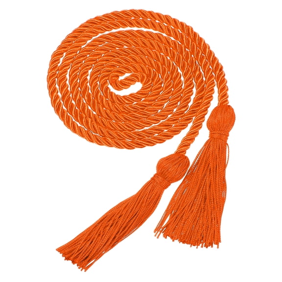 Uxcell 1Pcs 2026 Tassel Graduation 67" Honor Braided Graduation Cords Orange