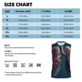 thumbnail image 4 of Picia Abstract Botanical Heart mens Cotton Tank Undershirts , Moisture-wicking Ribbed Tanks, Lightweight Cotton Tank Undershirts-Large, 4 of 8