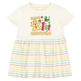 thumbnail image 3 of Inktastic Baby's First Christmas -gingerbread Cookie Girls Baby Dress, 3 of 5