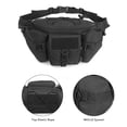 thumbnail image 4 of Riñonera de Tela Oxford ANGGREK bolsa de cintura Para hombres tamaño portátil Para acampar y montañismo, 4 of 8