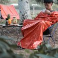 thumbnail image 4 of RUISINERY Survival Sleeping Bag Emergencies Bivvy Bag Emergencies Rescuing Blanket Reusable Survival Bivvy Bag for Camping Outdoor, 4 of 8
