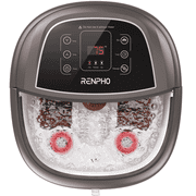 RENPHO Foot Spa Bath Massager with Heat Bubbles Shiatsu Massage & Jets Foot Soak Tub Relieve Foot Muscle Pain, Fathers Day Gifts for Dad Men
