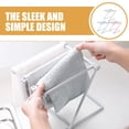 thumbnail image 3 of UPKOCH 3pcs Kitchen Cloth Storage Rack Gray Foldable Kitchen Towel Hanger for Users Back to School, 3 of 8