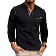 thumbnail image 1 of Camisa Henley Para Hombre,originals Henley De Manga Larga, 1 of 7