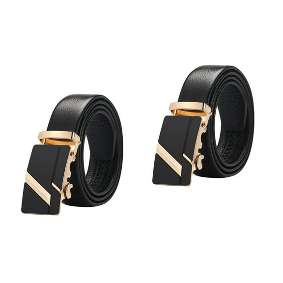 2 Pieces Men's Casual Belts with Simple and Stylish Design, Fancy Accessories for Everyday Wear