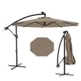 thumbnail image 6 of Danolapsi 10FT Offset Patio Umbrella, Hanging Cantilever Umbrella with 360 Rotating Base Outdoor Sun Shade with Easy Tilt Adjustment, 8 Ribs, UV Protection for Backyard, Lawn, Garden and Pool, 6 of 7
