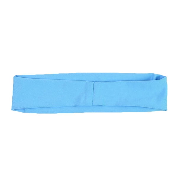 Diadema deportiva para hombres y mujeres, banda elástica para el cabello de secado rápido (azul) Likrtyny Para estrenar