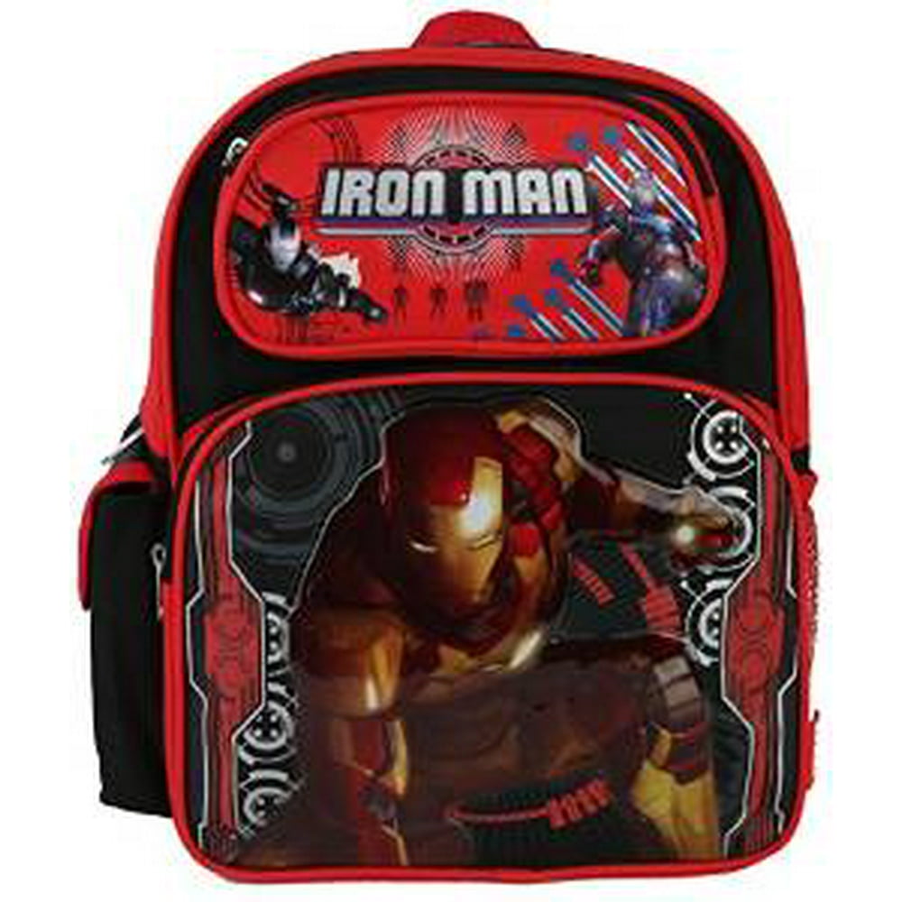 Marvel Medium Backpack Iron Man 14 School Bag New 052736