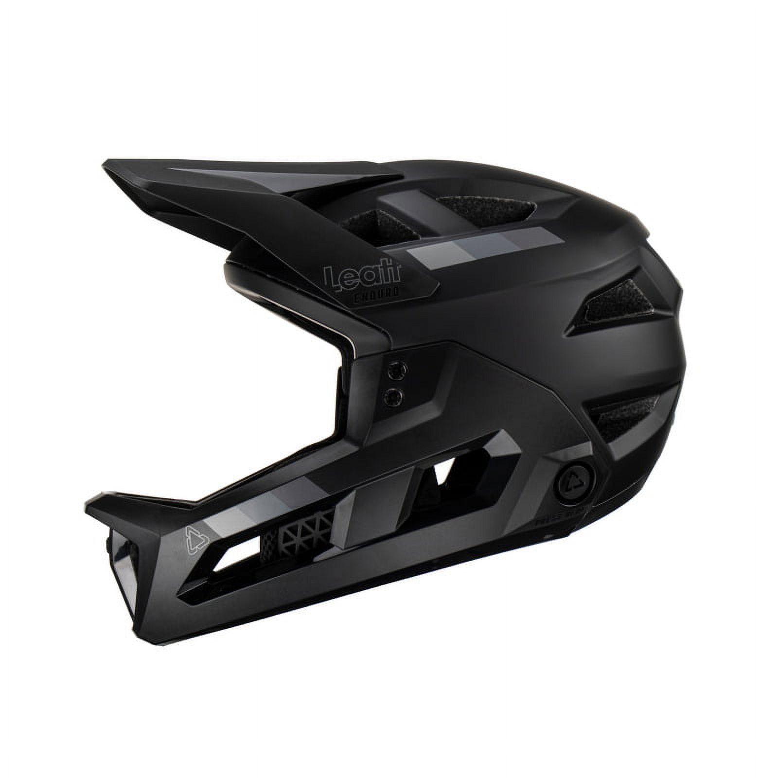 Leatt MTB Enduro 2.0 Men Full Face Helmet, Stealth, S, 51-55cm 