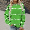 thumbnail image 4 of EQWLJWE Chemises à Manches Longues pour Femmes Pack Chemises Décontractées à Manches Longues pour Femmes Imprimé Col Rond Chandail en Molleton Chandail Tunique Ample Hauts Vêtements d'Automne pour Femmes, 4 of 6
