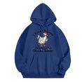 thumbnail image 4 of WEAIXIMIUNG Sweat à Capuche à Fermeture à Glissière pour Femmes Long Mode Imprimé Décontracté Ample, 4 of 4
