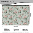 thumbnail image 7 of Xixirimido SUV Cargo Liner Car Trunk Mat Universal Trim-to-Fit All Weather Cargo Mats for Most Car Model Trunk Liner Floor Mat Cargo Cover, Roses Floral, 7 of 7